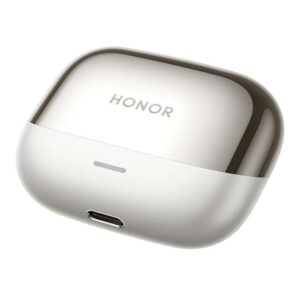 Silver Metallic Premium Earbuds Case