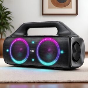 Portable RGB Boombox Speaker
